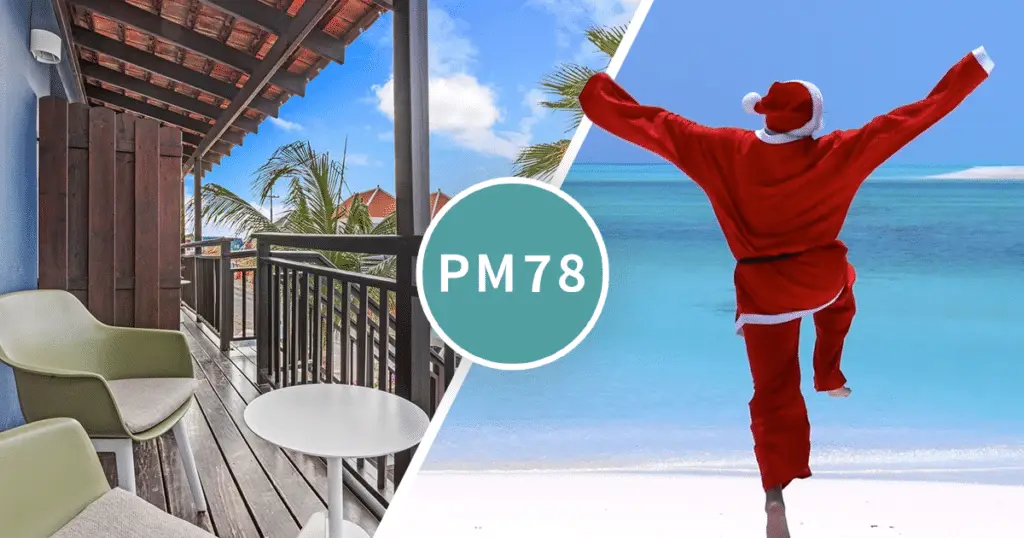 Kerstsfeer in de zon op Curaçao